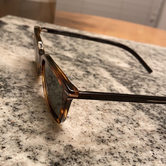 Dior Homme 51mm faux Tortoiseshell Rectangular Sunglasses - Picture 5 of 6